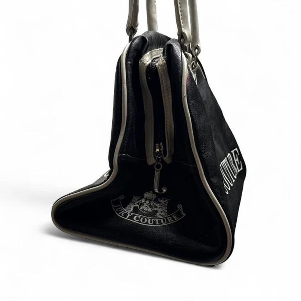 Juicy Couture Vintage Leather Princess of a bowler bag blackwhite RARE JUICY BAG - Picture 8 of 8